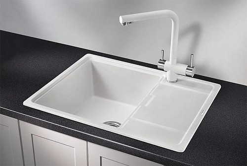 Кухонная мойка Granula 6503, АРКТИК (БЕЛЫЙ), кварц 650х500 Кухонная мойка Granula 6503, АРКТИК (БЕЛЫЙ), кварц 650х500