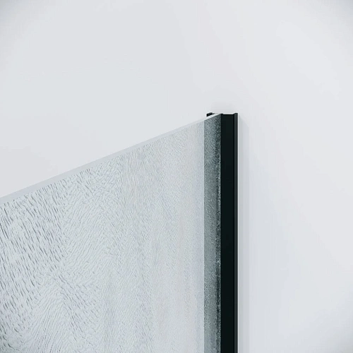 Душевая дверь Niagara Nova NG-84-L10CHB (100х195) черный матовый, раздвижная влево, стекло шиншилла Душевая дверь Niagara Nova NG-84-L10CHB (100х195) черный матовый, раздвижная влево, стекло шиншилла