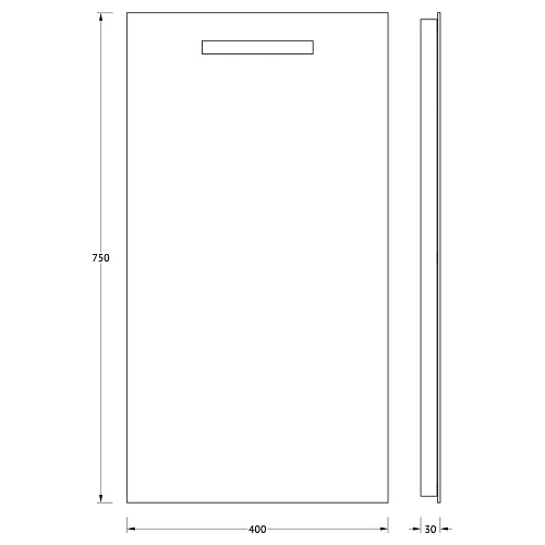 Зеркало EVOFORM Ledline BY 2100 со встроенным LED-светильником 2 W 40х75 cм Зеркало EVOFORM Ledline BY 2100 со встроенным LED-светильником 2 W 40х75 cм