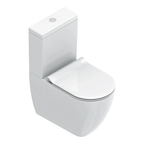 Унитаз напольный Catalano Sfera 0515630001 63x36, безободковый, белый глянцевый Унитаз напольный Catalano Sfera 0515630001 63x36, безободковый, белый глянцевый