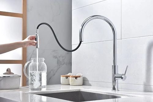 Смеситель для кухни Paulmark Senso хром Se215180-CR Смеситель для кухни Paulmark Senso хром Se215180-CR