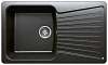 Кухонная мойка Polygran F-12 №16, черная F-12 №16 (Черн)