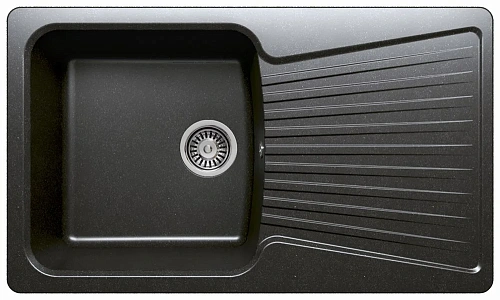 Кухонная мойка Polygran F-12 №16, черная F-12 №16 (Черн) Кухонная мойка Polygran F-12 №16, черная F-12 №16 (Черн)