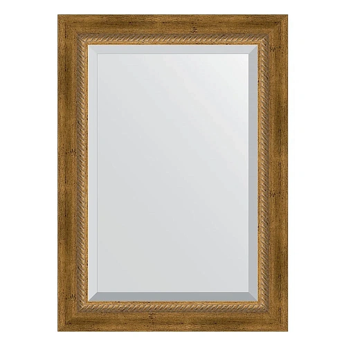 Зеркало в багетной раме Evoform Exclusive BY 3380 53 x 73 см, состаренная бронза с плетением Зеркало в багетной раме Evoform Exclusive BY 3380 53 x 73 см, состаренная бронза с плетением