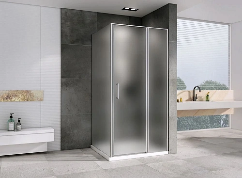 Душевой уголок ABBER Sonnenstrand AG04120MS-S80M 120x80 см универсальный, профиль хром, стекло матовое Душевой уголок ABBER Sonnenstrand AG04120MS-S80M 120x80 см универсальный, профиль хром, стекло матовое