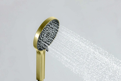 Душевой гарнитур Aquatek Лугано AQ2035BG золото шлифованное Душевой гарнитур Aquatek Лугано AQ2035BG золото шлифованное