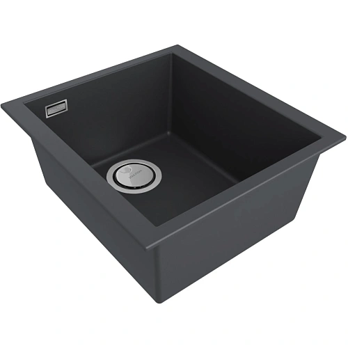 Кухонная мойка Paulmark NEO CLASSIC 41 PM964144-AN, ANTRACITE, 410х435 мм Кухонная мойка Paulmark NEO CLASSIC 41 PM964144-AN, ANTRACITE, 410х435 мм