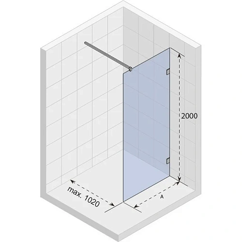 Шторка на ванну Riho Scandic Flat S400 GC5020F 85 см Шторка на ванну Riho Scandic Flat S400 GC5020F 85 см