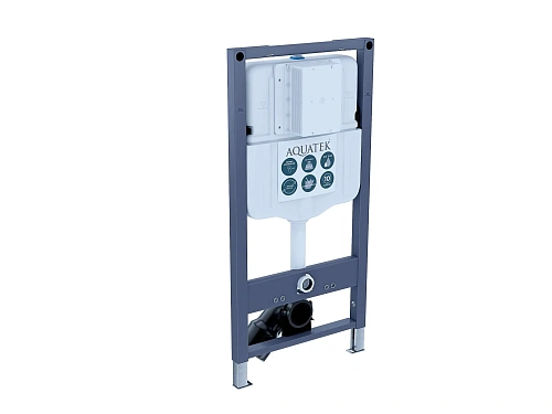 Инсталляция для унитаза Aquatek Pneumo N49 INSP-0000002 1130x505x100 мм , пневматическое управление, + звукоизоляционная прокладка Инсталляция для унитаза Aquatek Pneumo N49 INSP-0000002 1130x505x100 мм , пневматическое управление, + звукоизоляционная прокладка