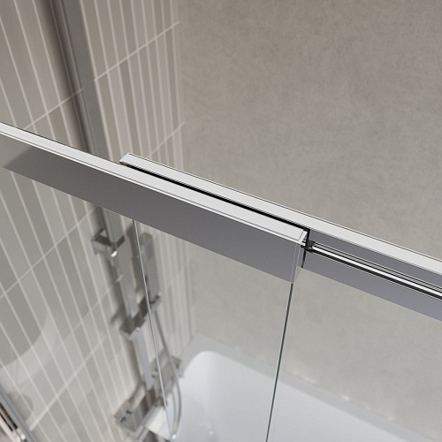 Шторка на ванну BelBagno LUCE-VF-11-80/145-C-Cr Шторка на ванну BelBagno LUCE-VF-11-80/145-C-Cr