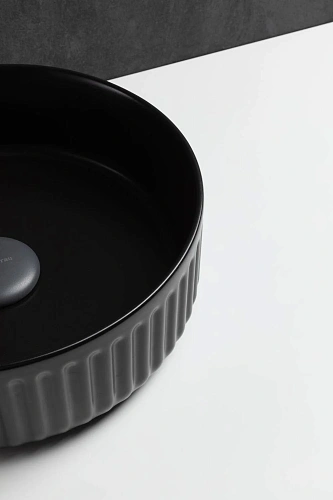 Раковина Allen Brau Fantasy Line 36 4.11032.31 накладная, черный матовый Раковина Allen Brau Fantasy Line 36 4.11032.31 накладная, черный матовый