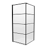 Душевой уголок NEW TRENDY SUPERIA BLACK 90x90x195 L K-0596