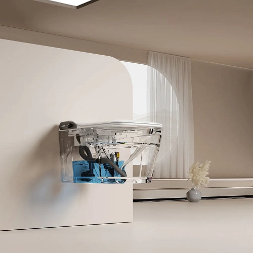 Комплект унитаза ABBER Rechteck AC1215S электронный с функцией биде, с инсталляцией AC0101P2 Комплект унитаза ABBER Rechteck AC1215S электронный с функцией биде, с инсталляцией AC0101P2