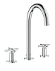 Смеситель для раковины GROHE Atrio New на 3 отверстия, монтаж на бортик, хром (20008003)