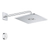 Картинка анонса товара «верхний душ grohe rainshower 310 smartconnect с душевым кронштейном, хром (26642000)»