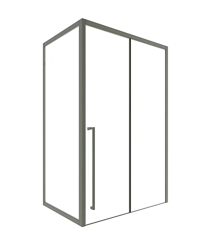 Душевой уголок Timo (T51L+T61) TDSS-150/13C-8L, раздвижная дверь 1500x2000, профиль никель, торцевое стекло TSS-1000/13C-8 1000x2000 Душевой уголок Timo (T51L+T61) TDSS-150/13C-8L, раздвижная дверь 1500x2000, профиль никель, торцевое стекло TSS-1000/13C-8 1000x2000