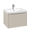 Картинка анонса товара «тумба под раковину villeroy &amp; boch subway 3.0 с подсветкой cashmere grey / cashmere grey c575l2vn»