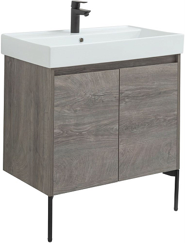 Тумба под раковину Aquanet Nova Lite 75 дуб рошелье (2 дверцы) 00298851 Тумба под раковину Aquanet Nova Lite 75 дуб рошелье (2 дверцы) 00298851