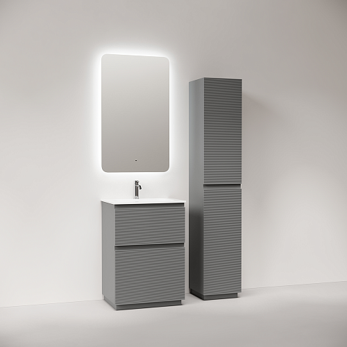 Тумба под раковину SANCOS Folk Floor FL60FES 590х445х850 Ergraut soft, напольная Тумба под раковину SANCOS Folk Floor FL60FES 590х445х850 Ergraut soft, напольная