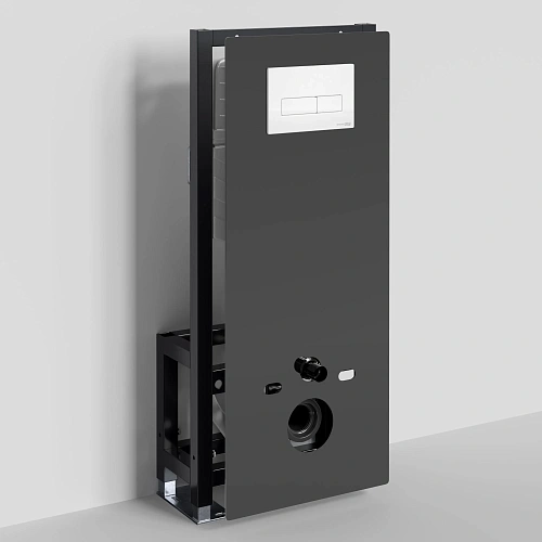 Инсталляция для унитаза WasserKRAFT Glan 66TLT.010.ME.BL.WM03 с клавишей смыва белый Инсталляция для унитаза WasserKRAFT Glan 66TLT.010.ME.BL.WM03 с клавишей смыва белый