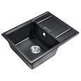 Кухонная мойка Milacio Navarra 65 Cuarzo (MC.77061), черный матовый Кухонная мойка Milacio Navarra 65 Cuarzo (MC.77061), черный матовый