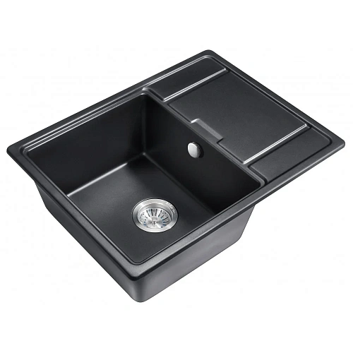 Кухонная мойка Milacio Navarra 65 Cuarzo (MC.77061), черный матовый Кухонная мойка Milacio Navarra 65 Cuarzo (MC.77061), черный матовый