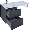 Тумба под раковину Aquanet Алвита 48 серый антрацит 00243662 Тумба под раковину Aquanet Алвита 48 серый антрацит 00243662