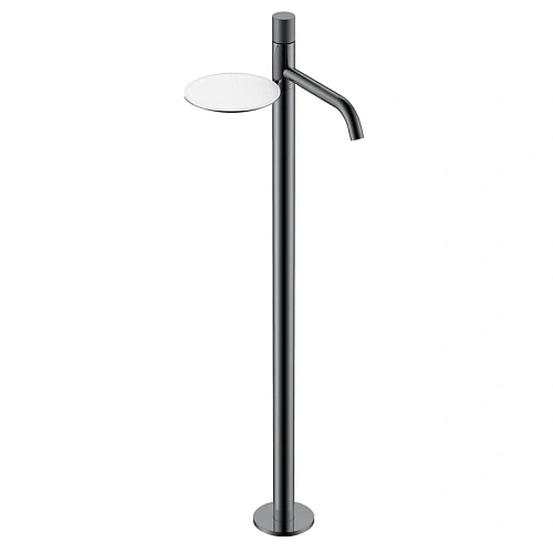 Смеситель для раковины Boheme Stick 120-SGM.4 shine gun metal spirale Смеситель для раковины Boheme Stick 120-SGM.4 shine gun metal spirale