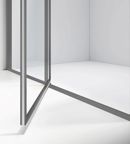 Душевая дверь Vincea Slim 8mm VDP-4SL120CLGM, вороненая сталь, стекло прозрачное Душевая дверь Vincea Slim 8mm VDP-4SL120CLGM, вороненая сталь, стекло прозрачное