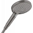 Душевая лейка Hansgrohe Raindance Select S 120 3jet EcoSmart 9 л/мин. 26531340, шлифованный черный х Душевая лейка Hansgrohe Raindance Select S 120 3jet EcoSmart 9 л/мин. 26531340, шлифованный черный х
