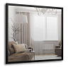 Картинка анонса товара «зеркало silver mirrors 600x600 рама-металлический профиль гарлем (фр-00002216)»