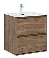Тумба под раковину Aquanet Милан 60 дуб рустикальный 00336377 подвесная Тумба под раковину Aquanet Милан 60 дуб рустикальный 00336377 подвесная