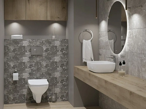 Керамогранит Cersanit Wonderstone серый 29,7x59,8 16527 Керамогранит Cersanit Wonderstone серый 29,7x59,8 16527