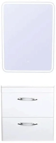 Тумба под раковину Style Line Каре 60 (2 ящ.) Люкс белая, PLUS СС-00002268 Тумба под раковину Style Line Каре 60 (2 ящ.) Люкс белая, PLUS СС-00002268