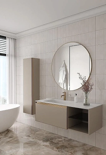 Тумба под раковину Armadi Art QUATRO 6 120см (80+40) DAPHNE профиль MATT GOLD 790-M6-120-D-MG Тумба под раковину Armadi Art QUATRO 6 120см (80+40) DAPHNE профиль MATT GOLD 790-M6-120-D-MG