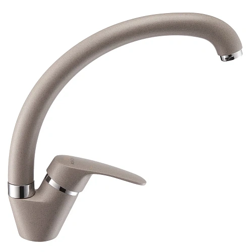 Смеситель для кухни Aquaton Нимо серый шелк 1AX002FCXX250 Смеситель для кухни Aquaton Нимо серый шелк 1AX002FCXX250