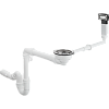 Картинка анонса товара «слив-перелив hansgrohe с ручным управлением d14-10 43921800, нержавеющая сталь»