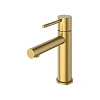 Смеситель для раковины CEZARES RELAX-LS2-BORO с донным клапаном, брашированное золото