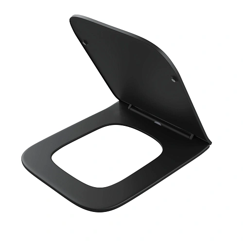 Крышка-сиденье Grossman 49GR41BMS тонкое, черное матовое, микролифт Крышка-сиденье Grossman 49GR41BMS тонкое, черное матовое, микролифт