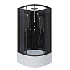 Картинка анонса товара «душевая кабина niagara classic ng-6508-14bkt (900х900х2100) высокий поддон (40см) стекло тонированное алюминиевый черный 65081434bkt»