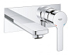 Картинка анонса товара «смеситель для раковины grohe lineare new на 2 отверстия, хром (19409001) внешняя часть»