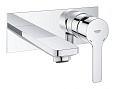 Смеситель для раковины GROHE Lineare New на 2 отверстия, хром (19409001) внешняя часть
