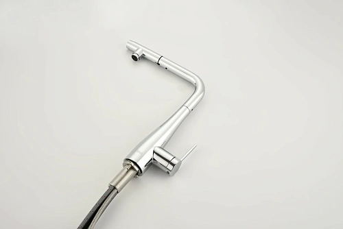 Смеситель для кухни AQUAme Cucina AQM9902CR с выдвижным изливом, хром Смеситель для кухни AQUAme Cucina AQM9902CR с выдвижным изливом, хром