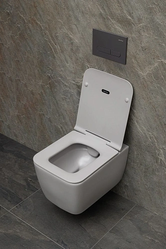 Унитаз подвесной Allen Brau Liberty 4.33007.AN с крышкой, антрацит Унитаз подвесной Allen Brau Liberty 4.33007.AN с крышкой, антрацит