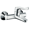 Картинка анонса товара «смеситель для раковины hansgrohe с длинной рукояткой 31913000, хром»
