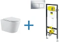 Комплект унитаза с инсталляцией Aquanet Rimless Atago 2.0 W LX-1905 (инсталляция Viega Prevista Dry Atago 2.0 W + 792824 Комплект унитаза с инсталляцией Aquanet Rimless Atago 2.0 W LX-1905 (инсталляция Viega Prevista Dry Atago 2.0 W + 792824