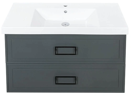 Тумба под раковину La Fenice Cubo Grigio TWIN 100 FNC-01-CUB-G-100-2 серая Тумба под раковину La Fenice Cubo Grigio TWIN 100 FNC-01-CUB-G-100-2 серая