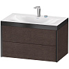 Картинка анонса товара «тумба под раковину duravit xviu xv4615eb272p подвесная 80 см дуб/черный»