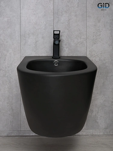 Биде подвесное Gid BDP-96BM 21103 черный матовый 48x37x32.5 Биде подвесное Gid BDP-96BM 21103 черный матовый 48x37x32.5