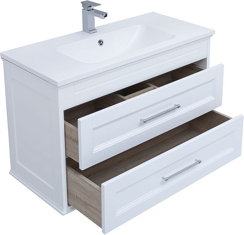 Тумба под раковину Aquanet Бостон М 80 белый 00209677 Тумба под раковину Aquanet Бостон М 80 белый 00209677
